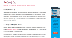 Desktop Screenshot of pecenycaj.cz