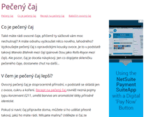 Tablet Screenshot of pecenycaj.cz
